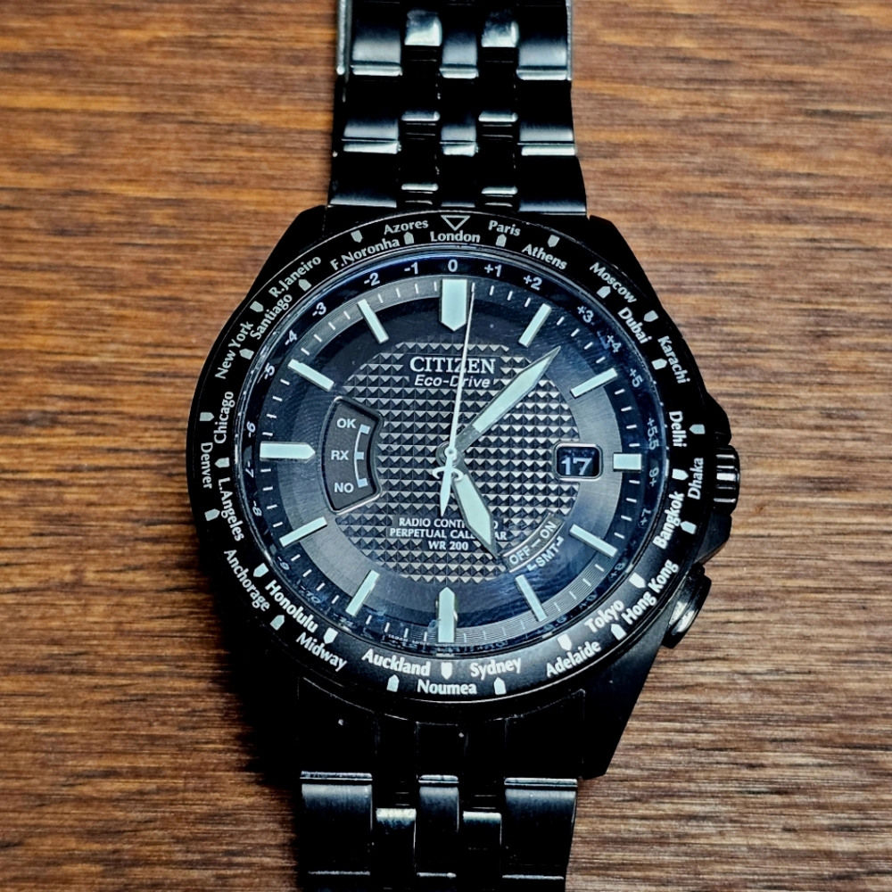 Citizen Perpetual Calendar Radio Controlled Eco-drive Men's Watch